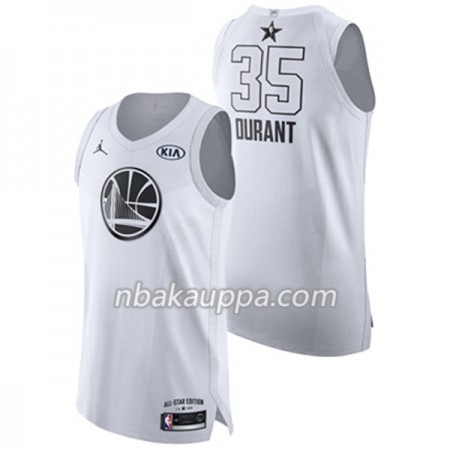 Golden State Warriors Kevin Durant 35 2018 Kaikki tähti Jordan Brand Valkoinen Pelipaidat Swingman - Miesten